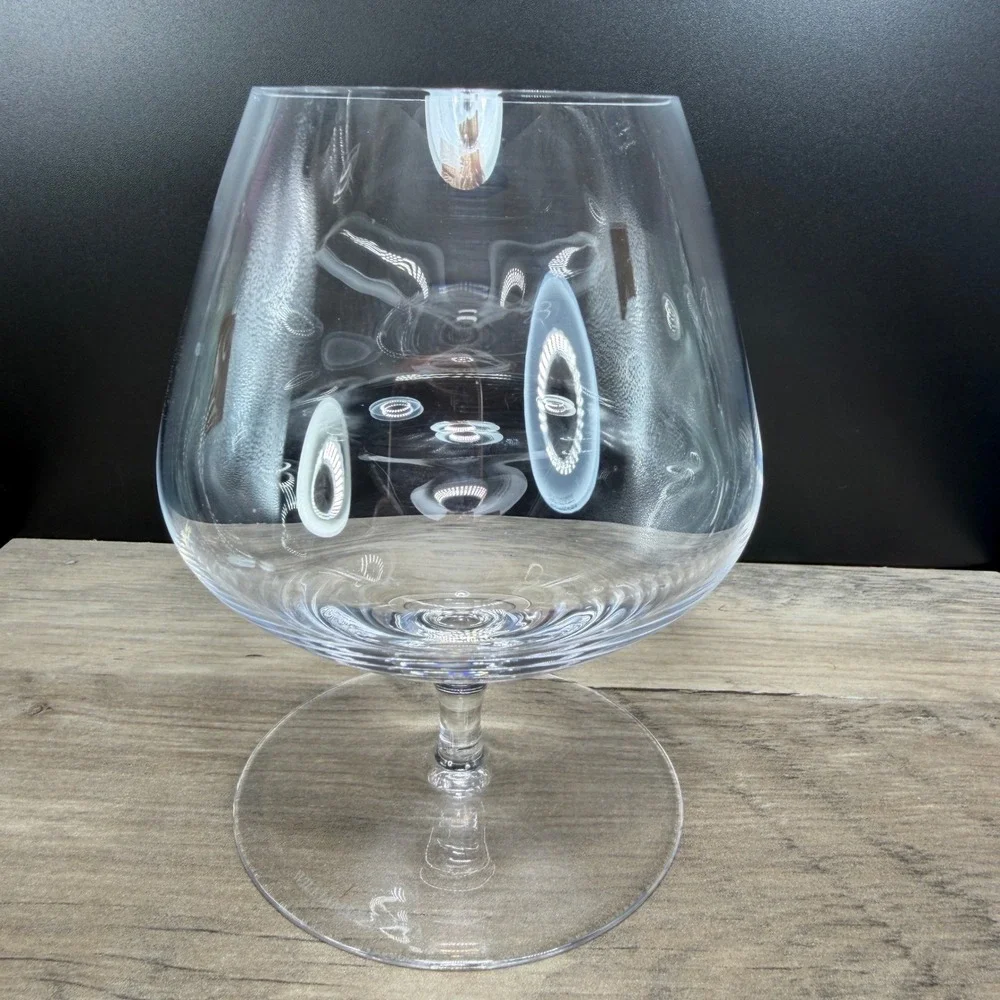 Williams‎ Sonoma Brandy Snifter Clear Glass Cognac Stemware Cup 5 Inch Tall